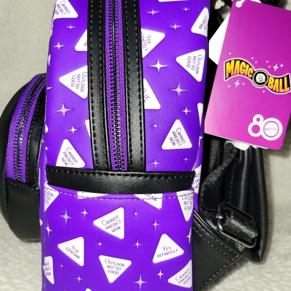 NWT Loungefly Magic 8 Ball All-Over Print Lenticular Mini Backpack - Picture 3 of 12